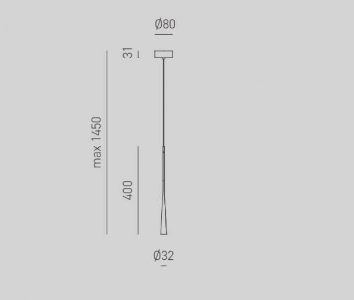 gea luce g.e.a. luce sospensione dafne 7w 3000k bianco dafne s/p bianco - foto 3