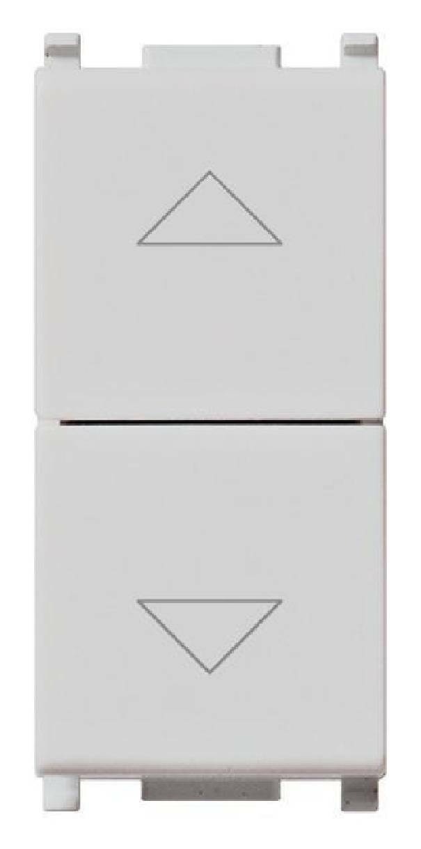vimar vimar plana silver  due pulsanti interbloccati 1p no + 1p no 10 a 250 v   14062.sl - foto 1