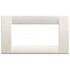 Idea placca classica 4 posti colore bianca  16744.04
