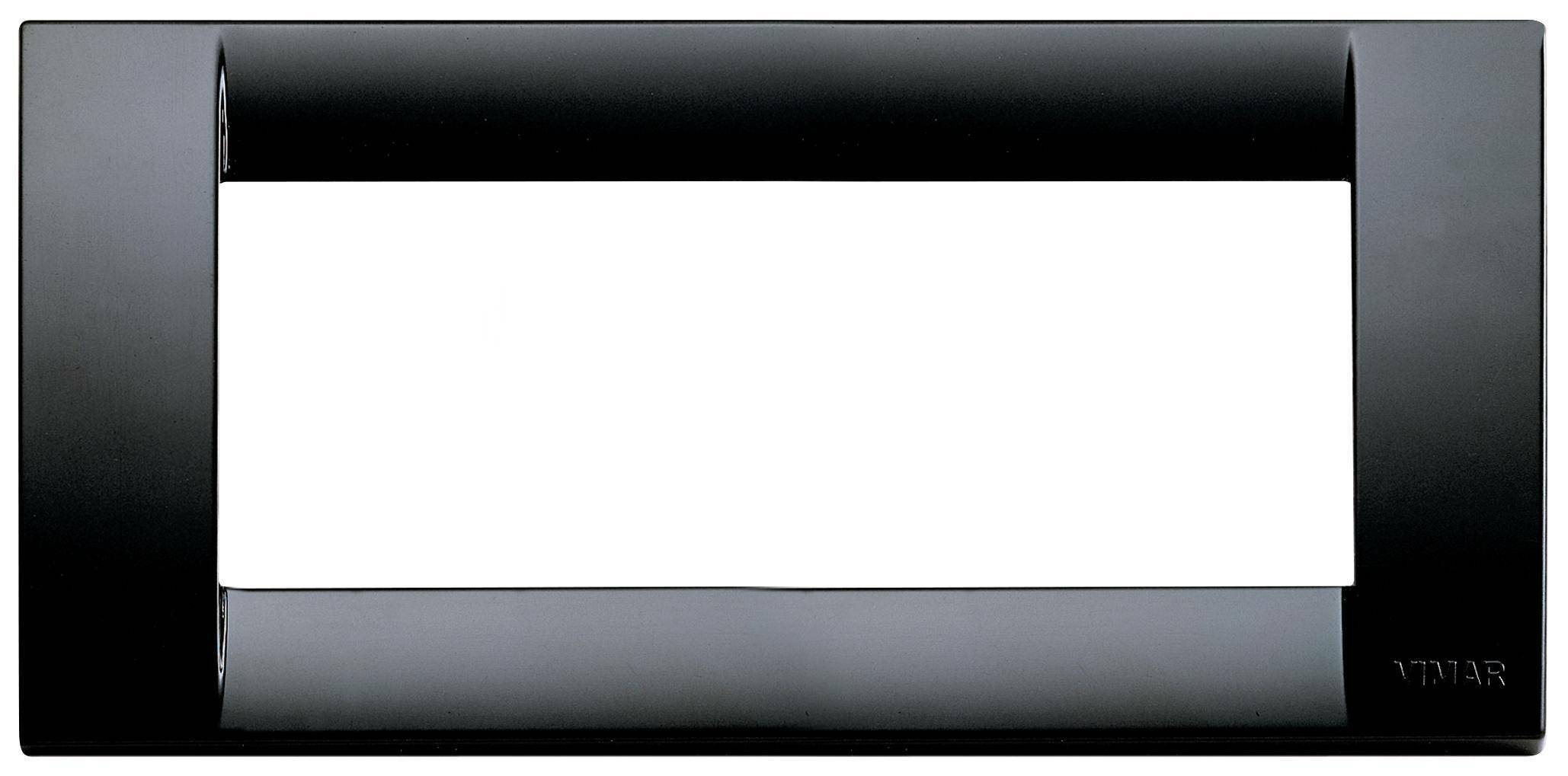 vimar vimar idea placca classic 5 posti colore nera 16745.16 - foto 1