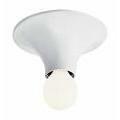 artemide artemide lampada da soffitto teti 28w attacco e27 colore bianco a048120