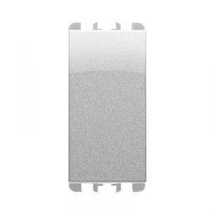 Copriforo 1 modulo alluminio 10350al