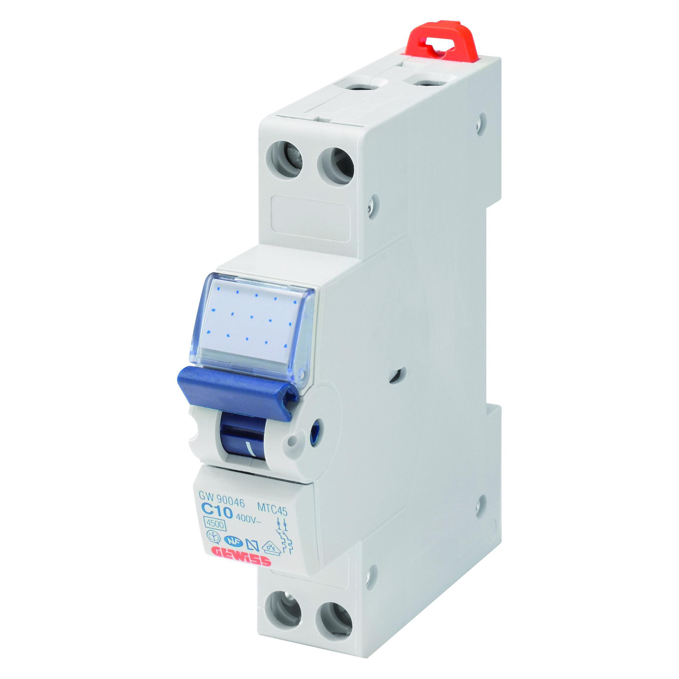 gewiss gewiss interruttore automatico magnetotermico 2p 6a gw90045 - foto 1