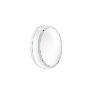 G.e.a. luce plafoniera ip54 2xe27 bianca e grigia lampadine escluse ges293