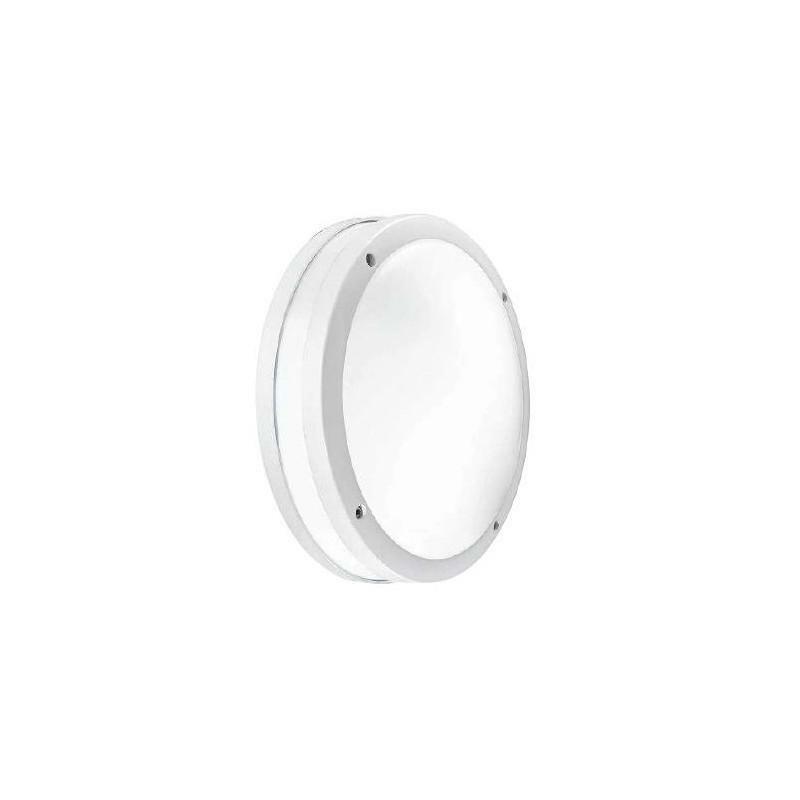 gea luce g.e.a. luce plafoniera ip54 2xe27 bianca e grigia lampadine escluse ges293 - foto 1