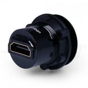 PENGLIN 5 Prese HDMI Tipo D Da Incasso – Femmina-Femmina, Connettori In Lega Di Zinco Placcati Oro, 4K@60Hz, HDR, 3D, Per Pannelli 86, Parete, Tavolo