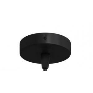 Kit mini rosone 1 foro centrale diametro 8,3 cm nero krm83fcvn