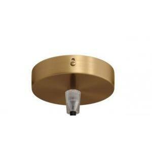 Kit mini rosone 1 foro centrale diametro 8,3 cm bronzo krm83fcots