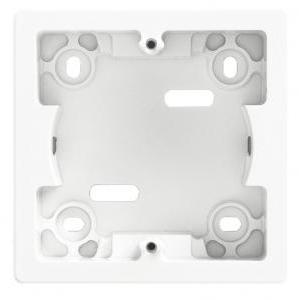 Scatola da parete quadrata 2m p30mm bianco 09972.01