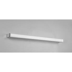 Applique led fabio 12w 3000k ip44 80cm cromo 283817906