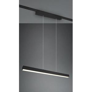 Duoline sospensione led paros bi-emissione da binario 29w 3000k nero opaco 73043132