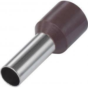 Bm 100 terminali a bussola 25x16 colore marrone 00516