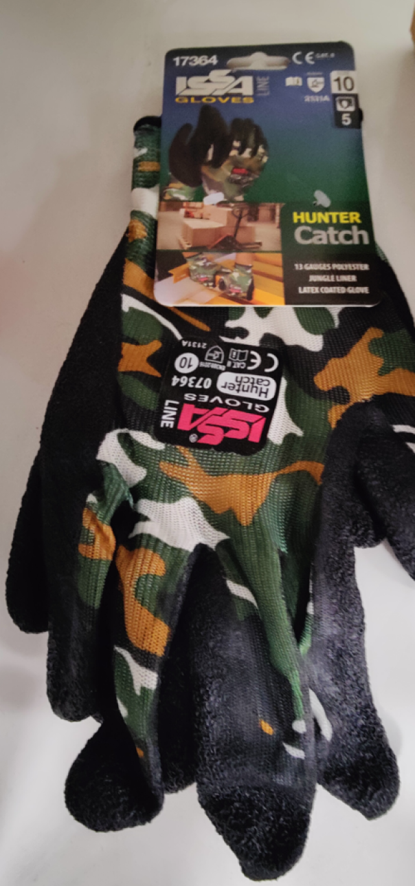 Guanti So.Di.Fer lattice e nylon taglia 10 mimetico - F79081 01