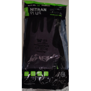 Guanti puntinati so.di.fer nylon e nitrile taglia 10 - f72676