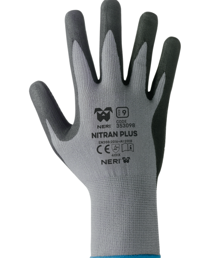 Guanti puntinati So.Di.Fer nylon e nitrile taglia 10 - F72676 02