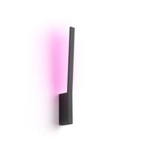 Lampada da parete hue 929003053101 34342900-liane 12w-white and color-nero