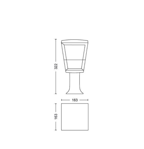 philips hue philips hue econic lampada da terra led white and color ambiance per esterno ip44 15w 2000-6500k nero 915005732501 1744130p7 - foto 3