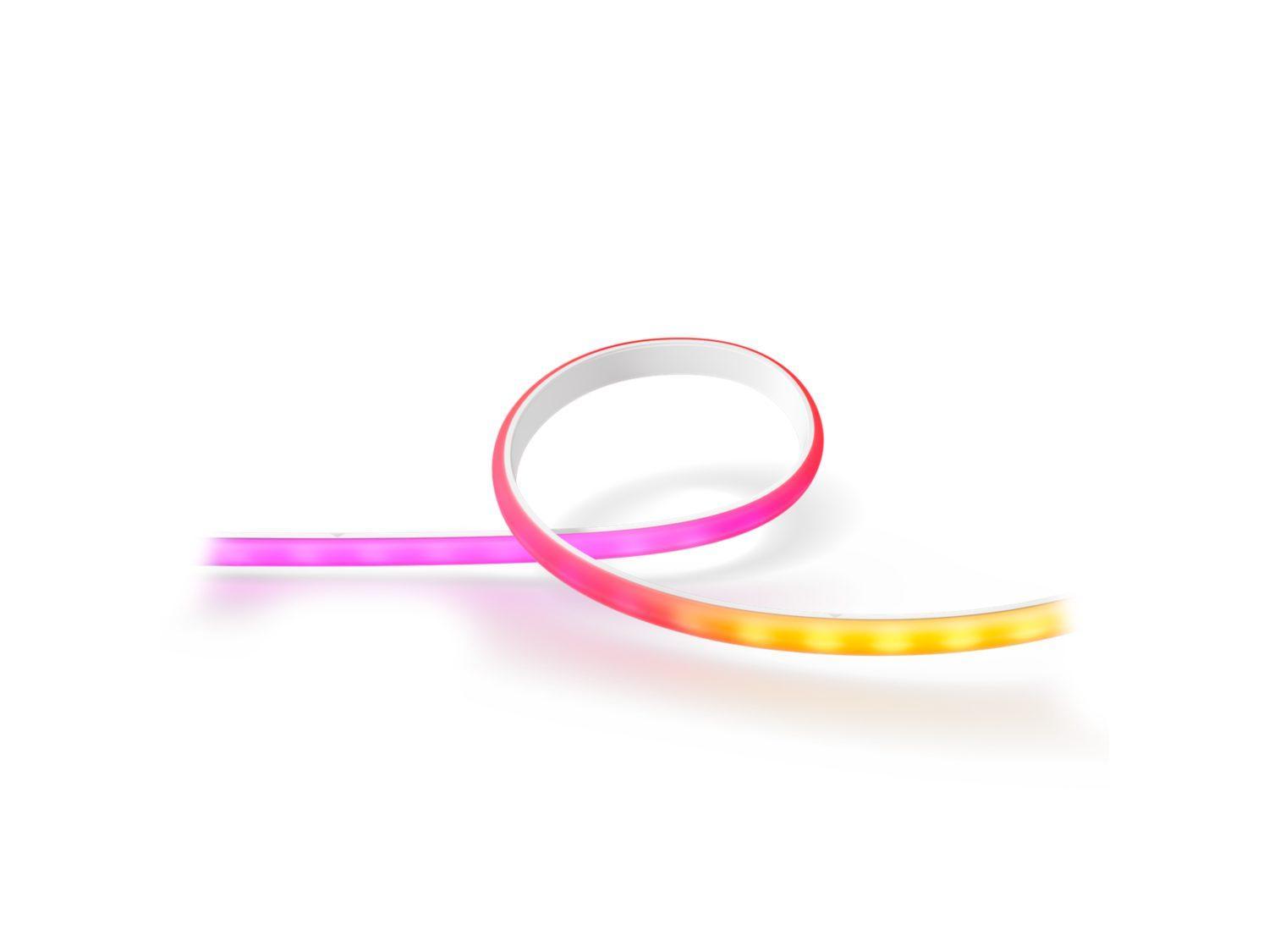 philips hue philips hue 2 metri striscia led gradient dimmerabile luce calda con luce fredda 929002994901 33996500 - foto 1