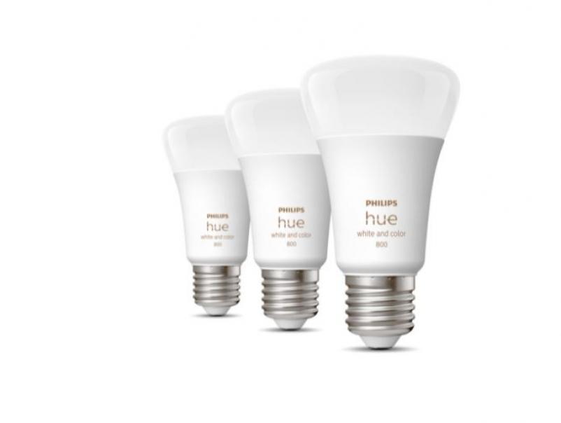 philips hue philips hue 3 lampadine e27 6.5w hue white and color ambiance 929002489603 32838900 - foto 1