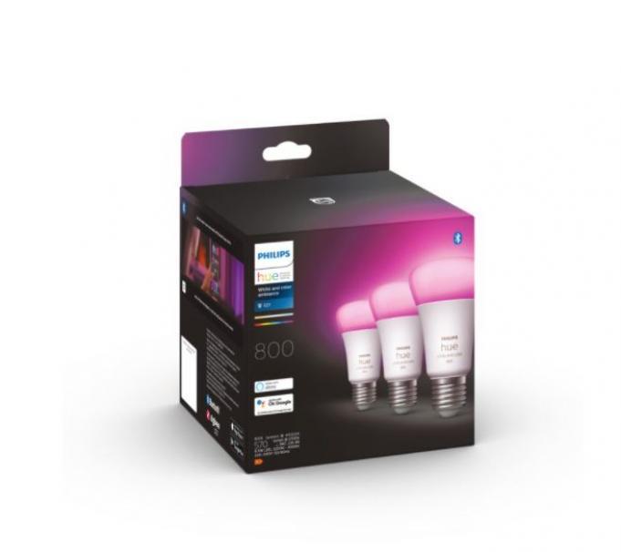 philips hue philips hue 3 lampadine e27 6.5w hue white and color ambiance 929002489603 32838900 - foto 2