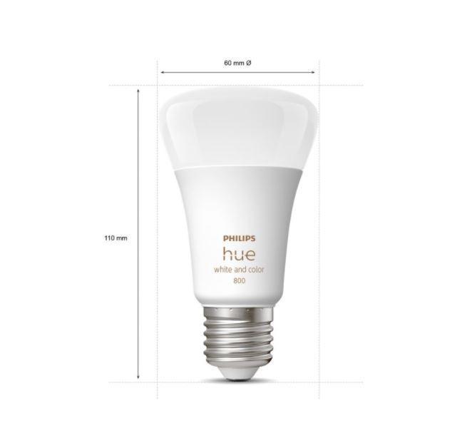 philips hue philips hue 3 lampadine e27 6.5w hue white and color ambiance 929002489603 32838900 - foto 3
