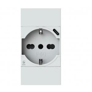 Presa p40 usb 3.0a per bticino living now bianca 4b.kw.p40.usb
