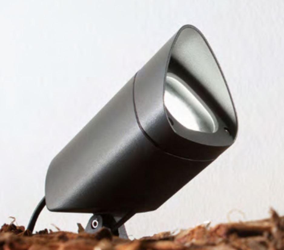 gea luce g.e.a.luce proiettore faretto da esterno ip65 alluminio antracite lampadina esclusa gu10 ges742 - foto 2