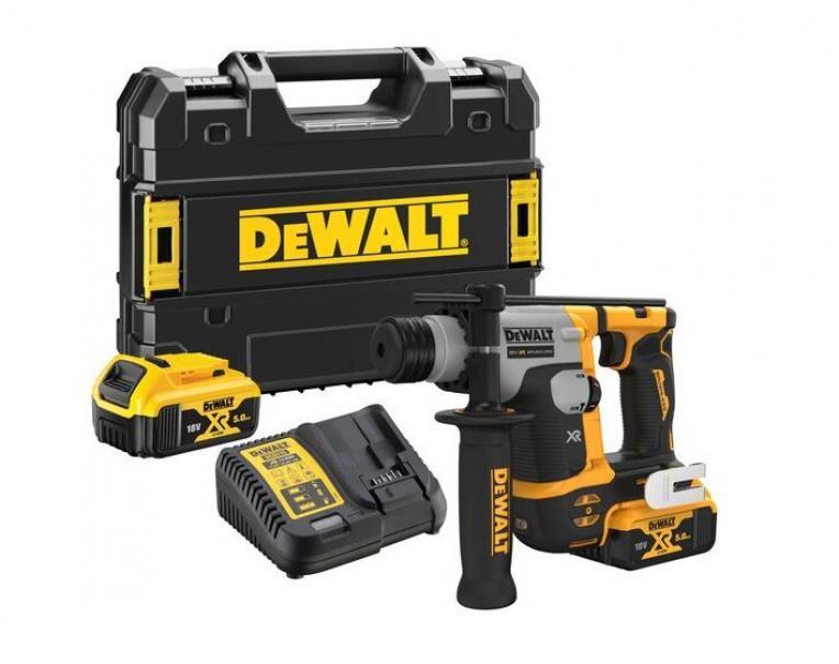 dewalt trapano a percussione sds plus a batteria dewalt dch172p2-qw-18v xr brushless - foto 1