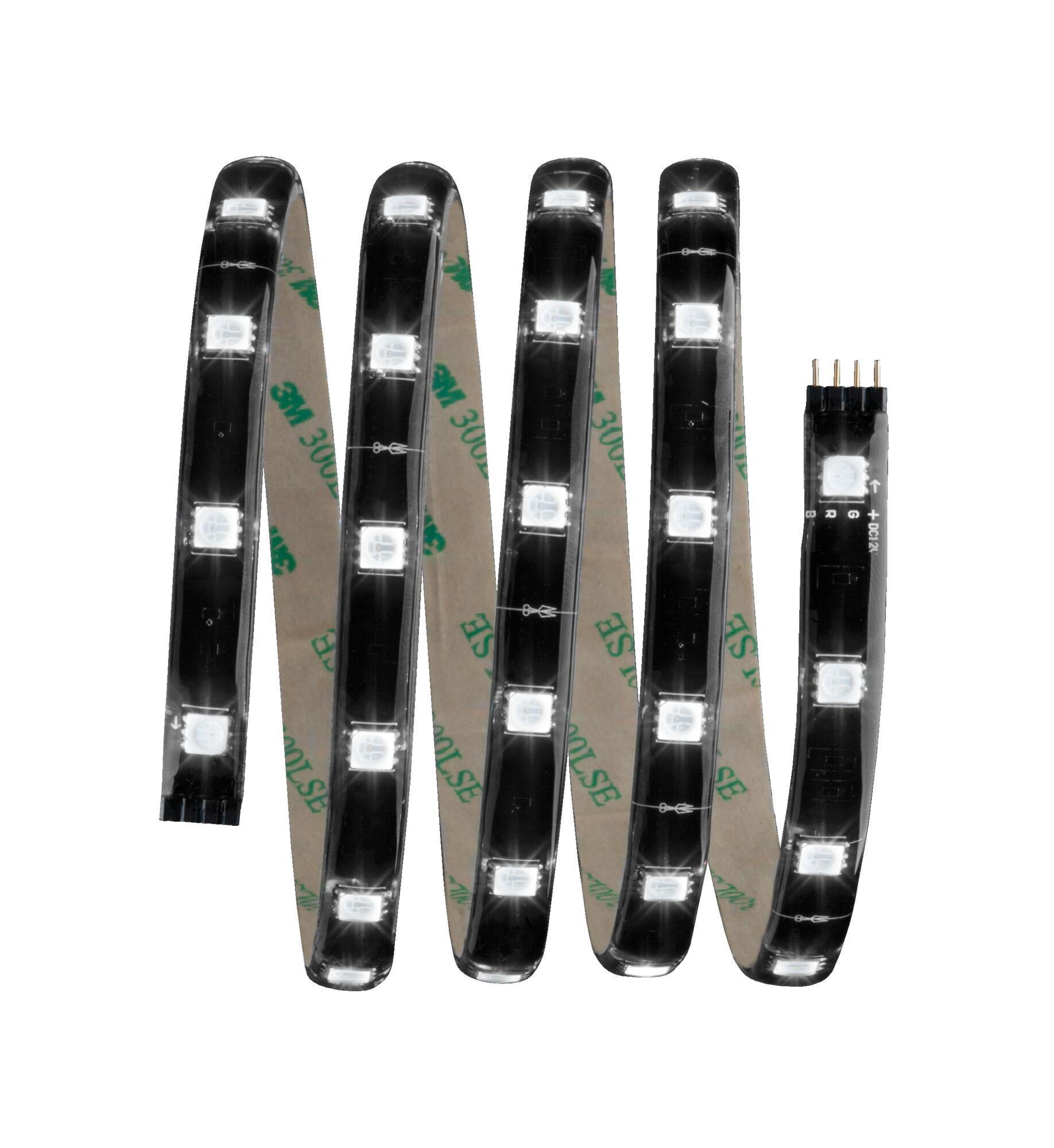 Kit striscia led RGB Paulmann 10W da 1.5m nero - 70319 01
