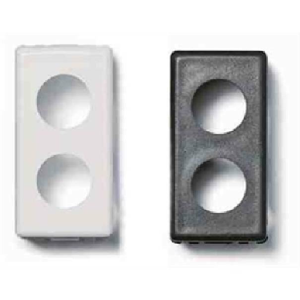 fracarro fracarro adattatore presa vimar vi-id2 colore nero 280810 - foto 1