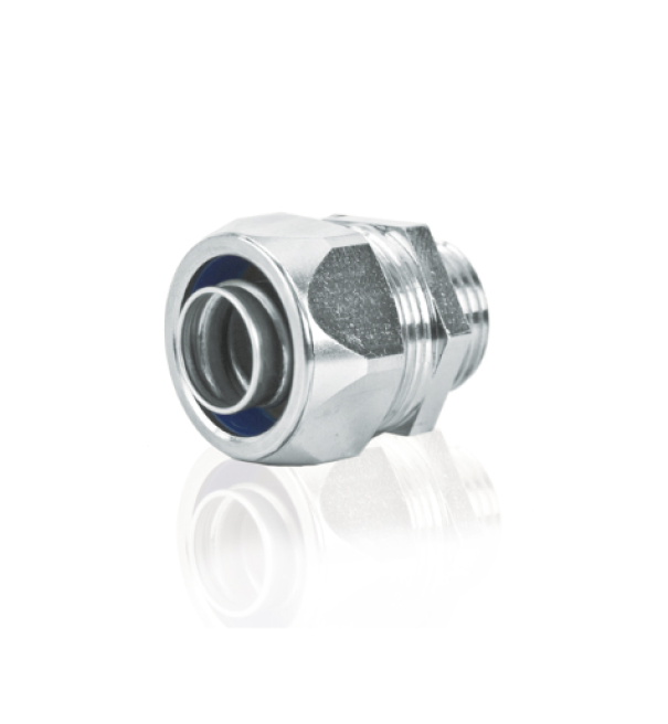 Raccordo con filetto maschio Euro 2000 diametro interno 20.5mm nickel - 50006 01