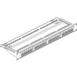 Pannello 24 rj45 cat5e utp 1u 03024.4