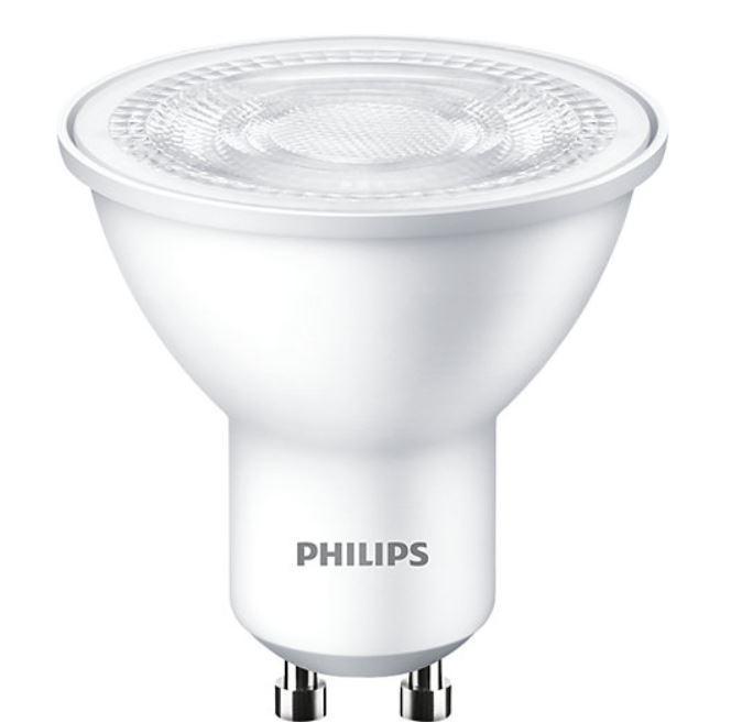 philips lampadina led philips consumer legu1050dis4prr 929001250434-4 pezzi-gu10 4,7w 2700k - foto 1