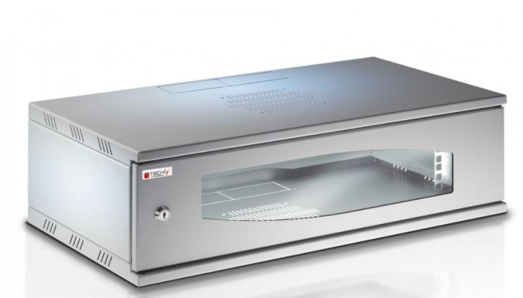 techly armadio rack a muro 104592-3 unità-grigio - foto 1