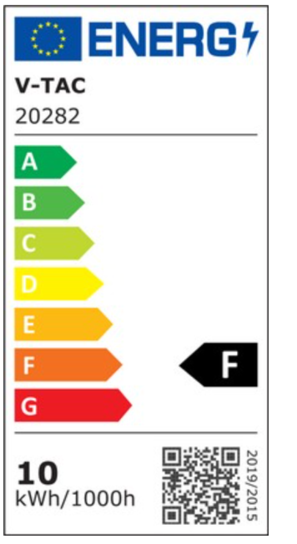 Proiettore led con sensore PIR V-tac 10W 6400K nero VT-118S-1 - 20282 06