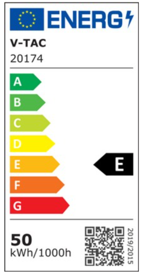 Proiettore led con sensore crepuscolare V-tac 50W 6500K nero VT-57 - 20174 06