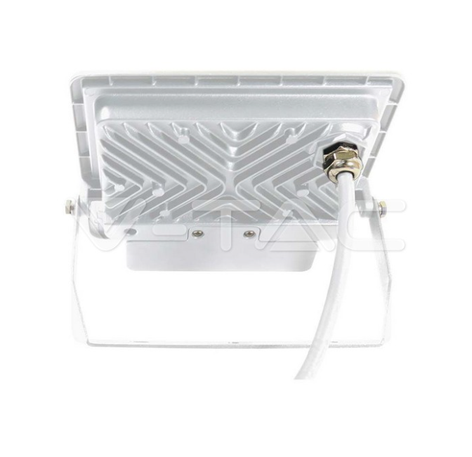 Proiettore led con sensore PIR V-tac 50W 6400K bianco VT-158S-1 - 20303 02