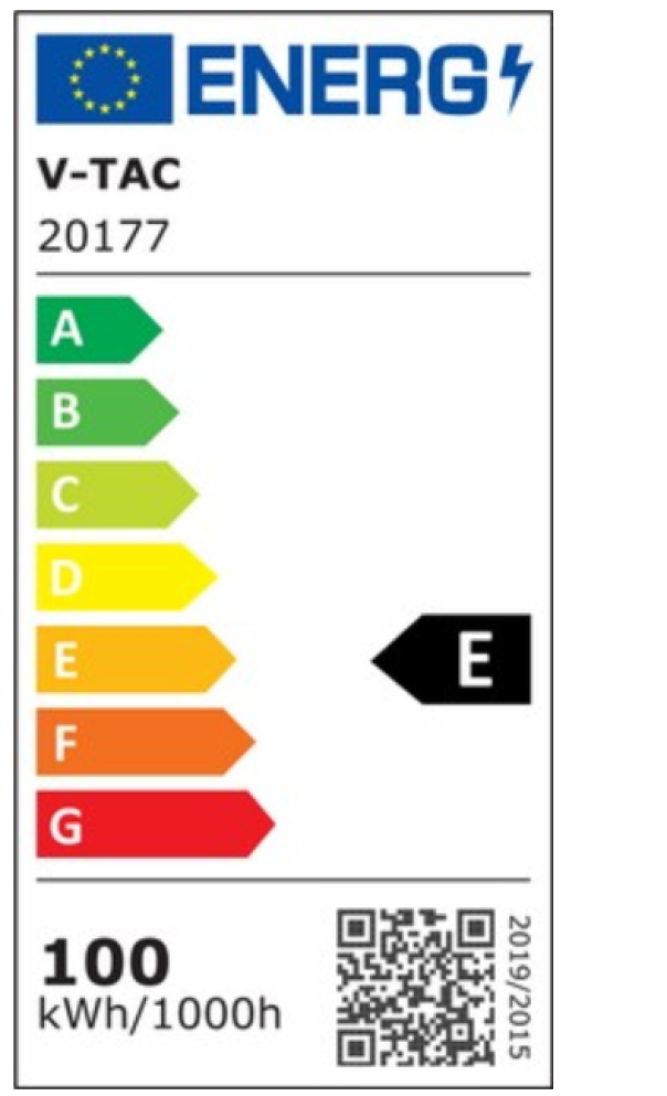 Proiettore led con sensore crepuscolare V-tac 100W 6500K nero VT-117 - 20177 06