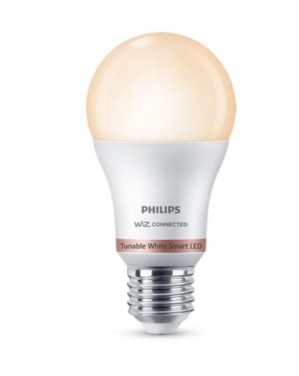 philips lampadina led a60 philips consumer 37242900-e27 8w 2700-6500k-wiz connected - foto 1