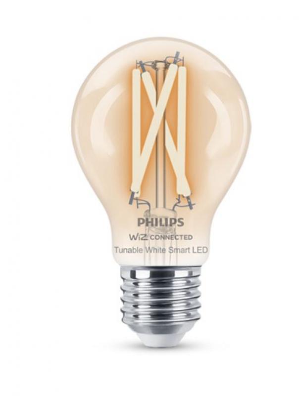 philips lampadina led filament philips consumer 37198900 929003017221-e27 7w 2700-6500k-wiz connected - foto 1