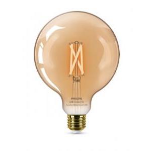 Lampadina led filament ambra  consumer 37212200-g125 e27 7w-wiz connected