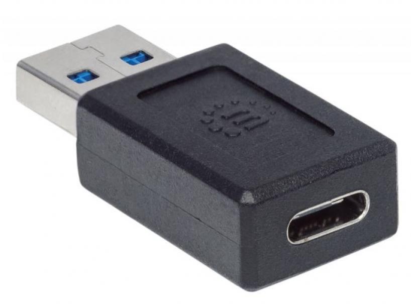 manhattan adattatore convertitore usb 3. 354714-gen2 usb a maschio a usb-c femmina - foto 1