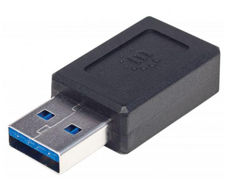 manhattan adattatore convertitore usb 3. 354714-gen2 usb a maschio a usb-c femmina - foto 2