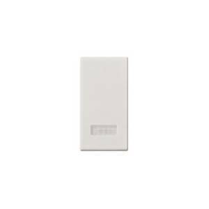 Copritasto illuminabile con diffusore bianco serie plana 14026