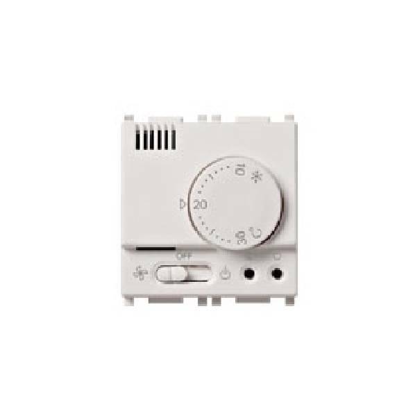 vimar vimar plana termostato elettronico 230v 2 moduli colore bianco 14440 - foto 1