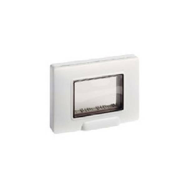 vimar vimar calotta stagna ip55 3 moduli grigio ral 7035 eikon, arke plana. 14943 - foto 3