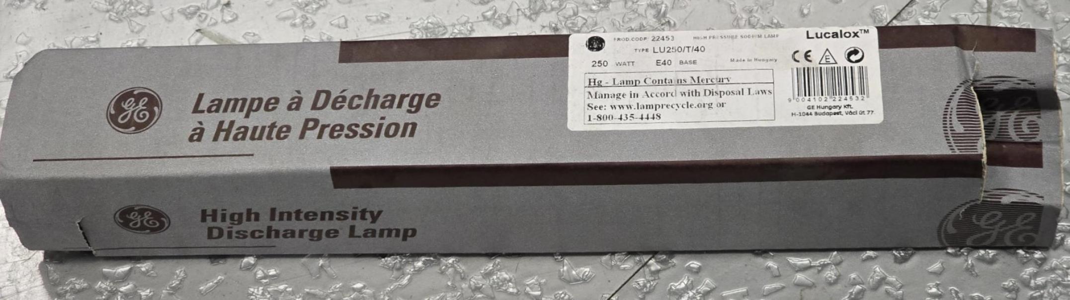 Lampada a scarica Ge Lighting LU250/T/40 - 22453 02