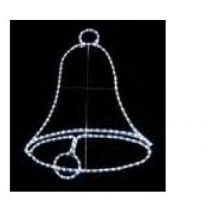 Campana led 80cm giocoplast 17520646-con tubo led bianco
