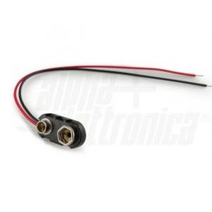 Connettore per batteria  9v da 0.15m - 38-100