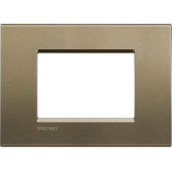 bticino bticino livinglight placca 3 moduli colore square lna4803sq - foto 1